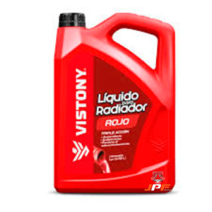 VISTONY LIQUIDO PARA RADIADOR ROJO 1GAL