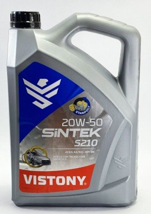 CAJ04 SINTEK OIL S210 SAE 20W50 DE 4 LT 1000804