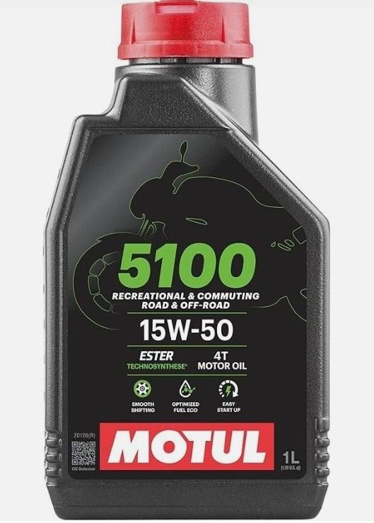 MOTUL-ACEITE MOTO 5100 15W50 SEMI 1LT SEMI-SINTETICO-104081