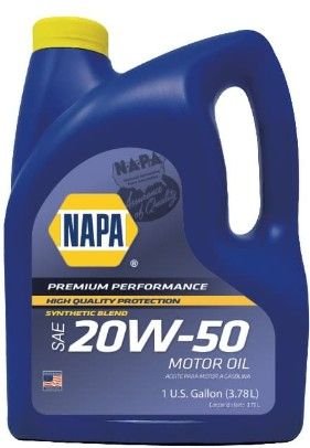 NAPA PREMIUM PERFORMANCE SYNTHETIC BLEND API SP 20W50 3/1