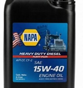 NAPA FLEET PLUS HEAVY DUTY DIESEL MOTOR OIL 15W40 CI-4 5/1