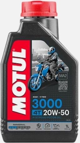 MOTULACEITE MOTO 3000 20W50 MIN LUBRICANTES