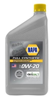 NAPA PREMIUM PERFORMANCE FULL SYNTHETIC MOTOR OIL SP 0W20 12/1