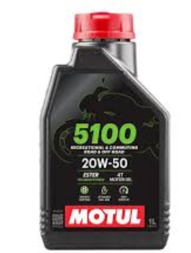 MOTUL-ACEITE MOTO 5100 20W50 SEMI 1LT SEMISINTETICO
